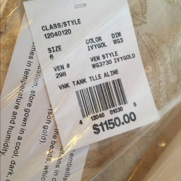 NEW Jewel Ivory Wedding Dress Size 6 👰🎊 - Picture 3 of 3